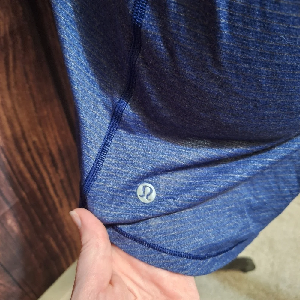 lululemon athletica Navy Blue Scoop Neck Tank Size 12